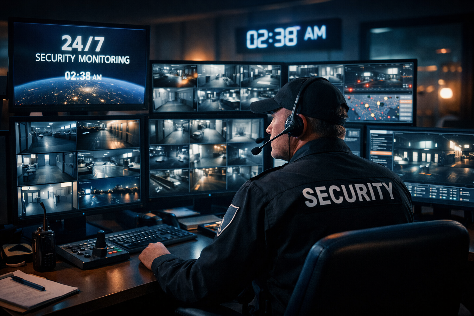 24/7 security monitoring operations