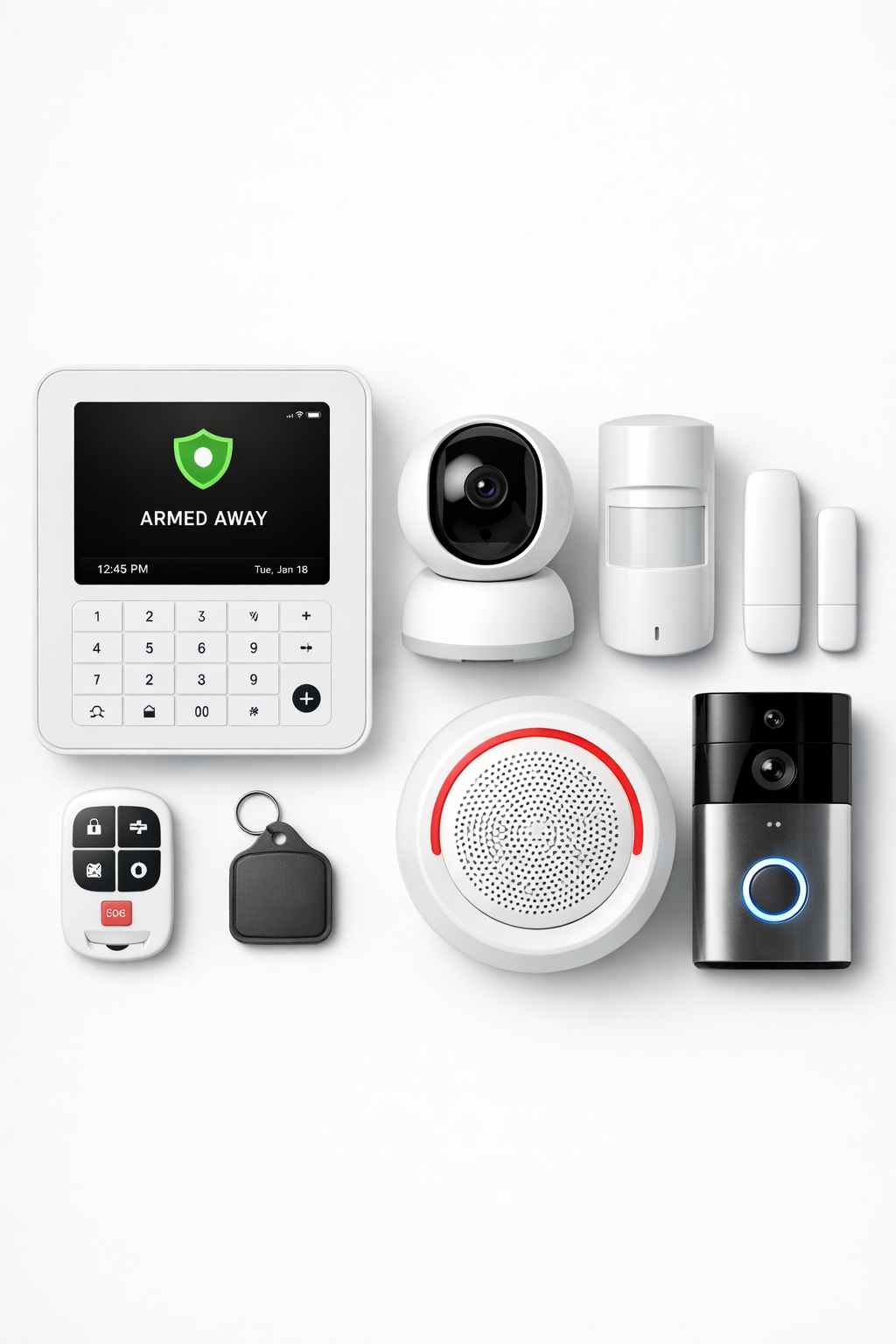 Wireless security hardware deployment